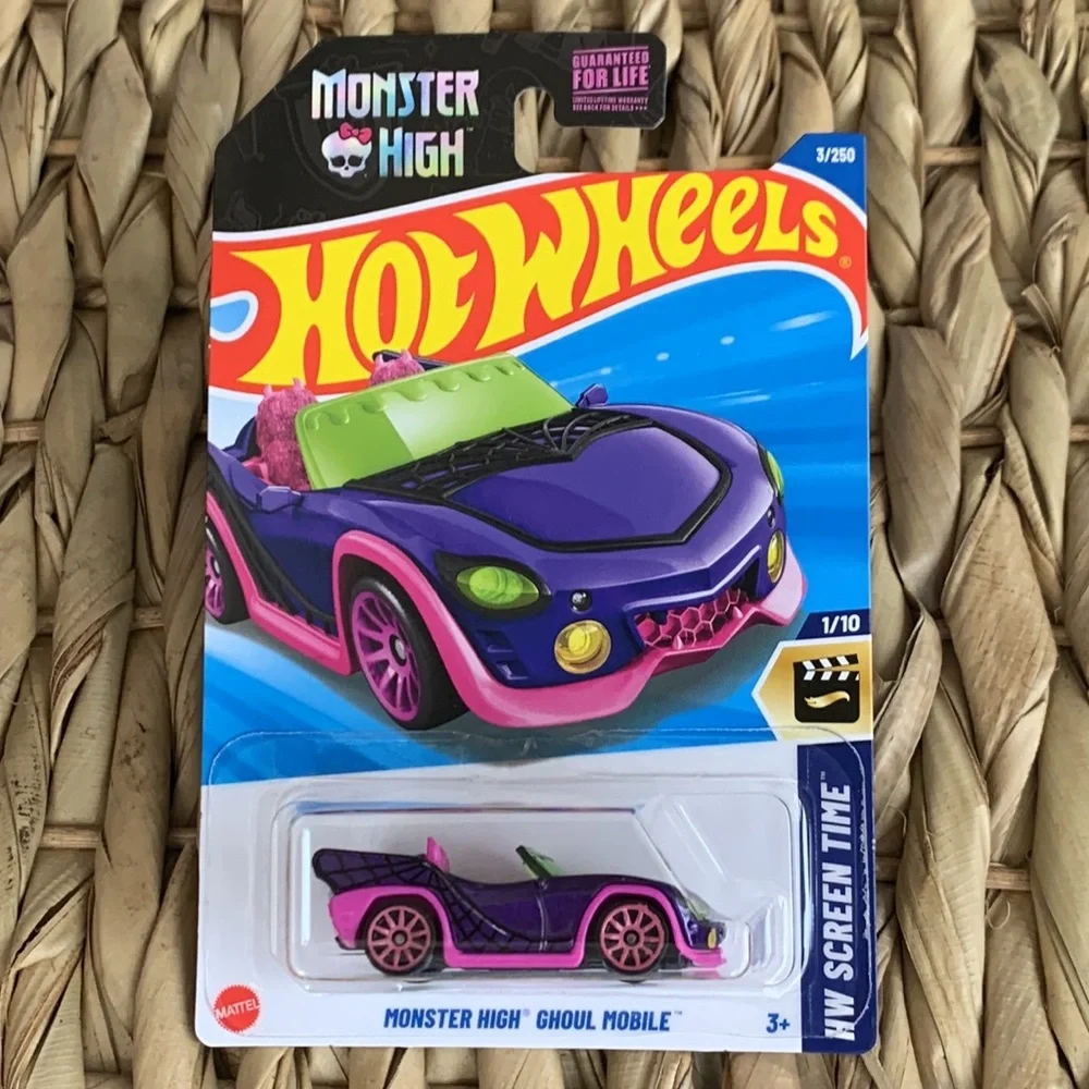 Hot Wheels Monster High Ghoul Mobile HW Screen Time Hotwheels Purple Car 2025 🆕